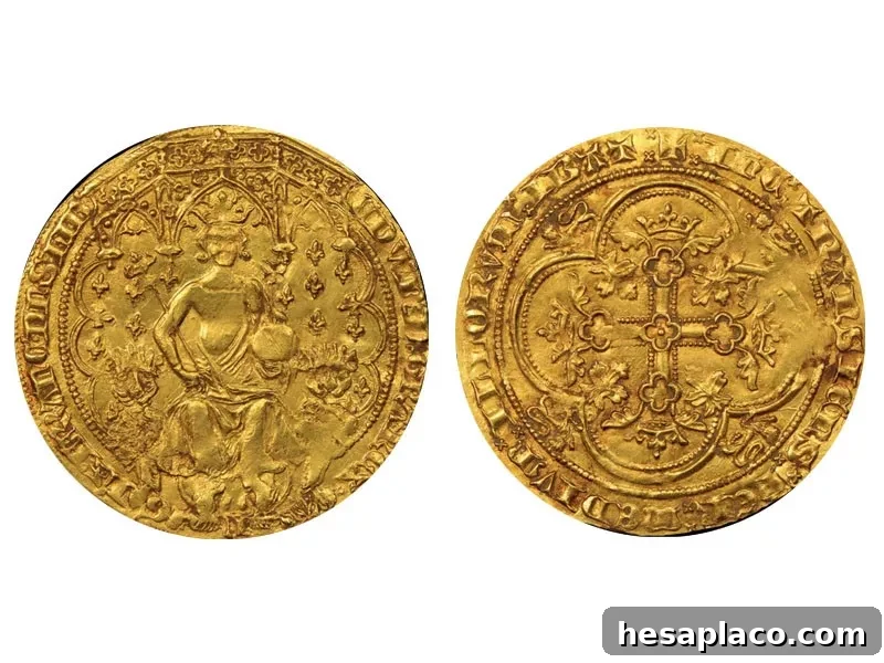 1344 Edward III Gold Double Leopard Florin