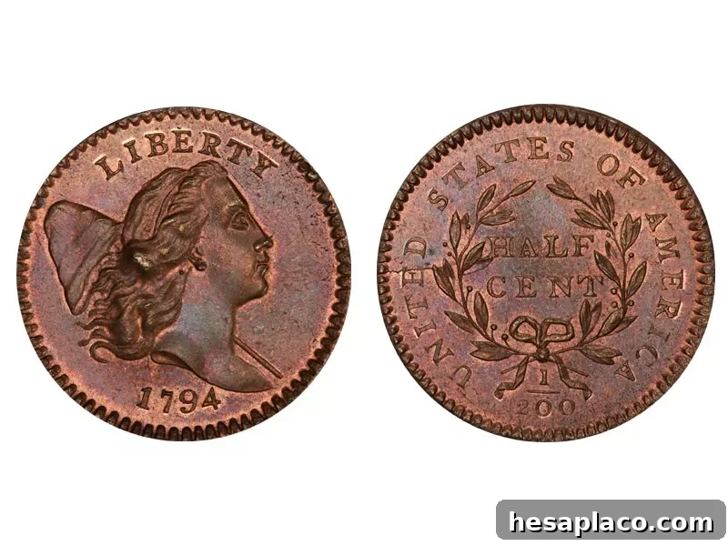 1794 Liberty Cap Half Cent