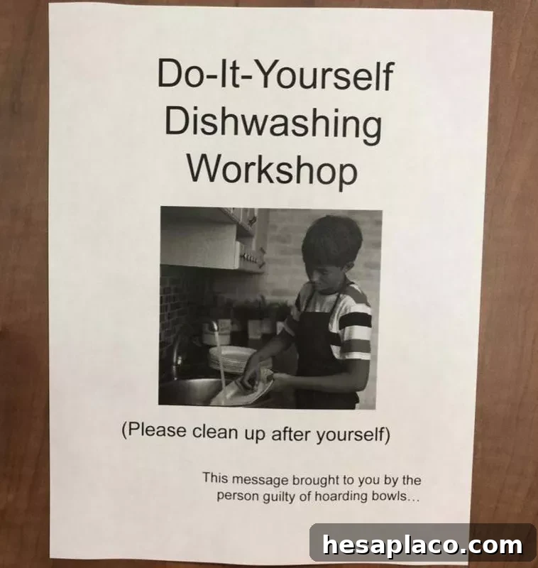 How to wash dishes