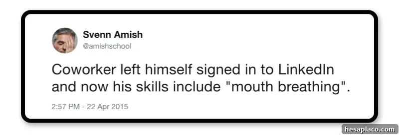 LinkedIn revenge prank