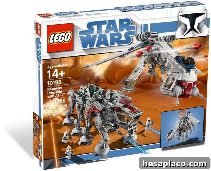 Star Wars Lego Dropship with AT-OT