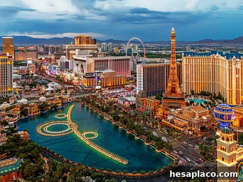 The famous Las Vegas Strip