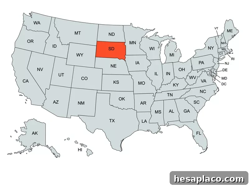 South Dakota ranking by education level