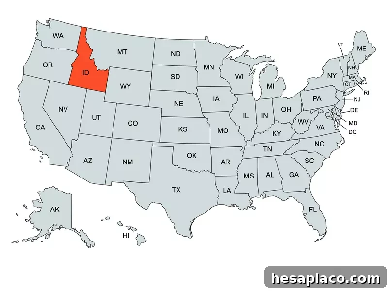 Idaho Map