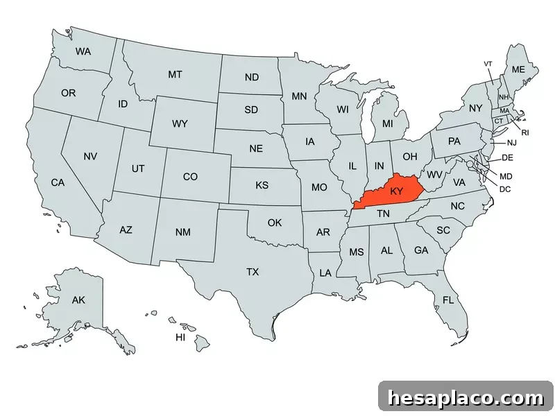 Kentucky Map