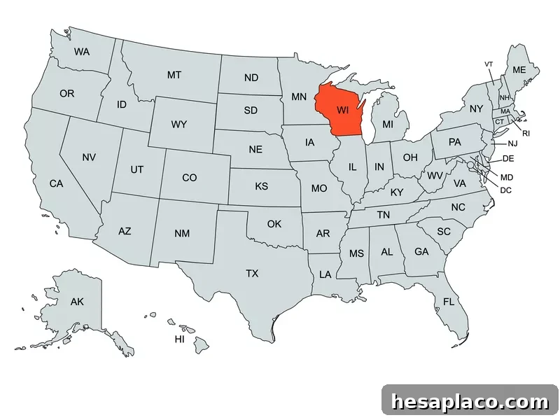 Wisconsin Map