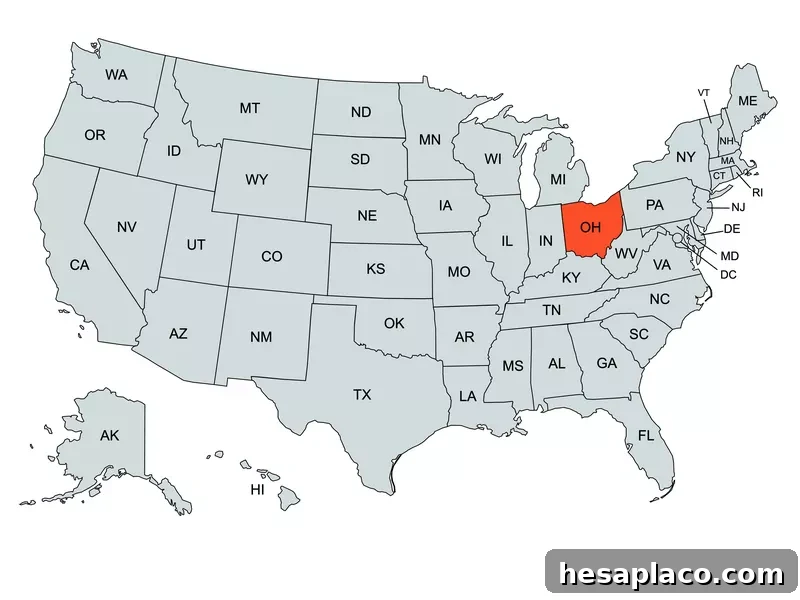 Ohio Map