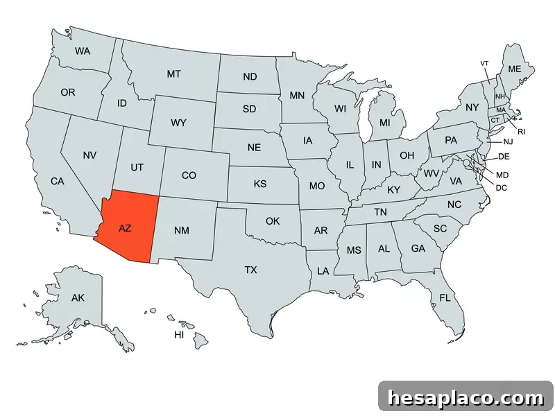 Arizona Map