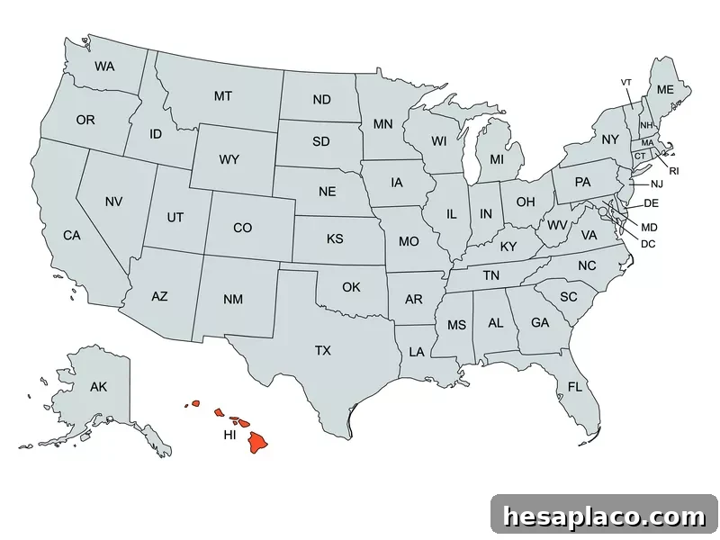 Hawaii Map
