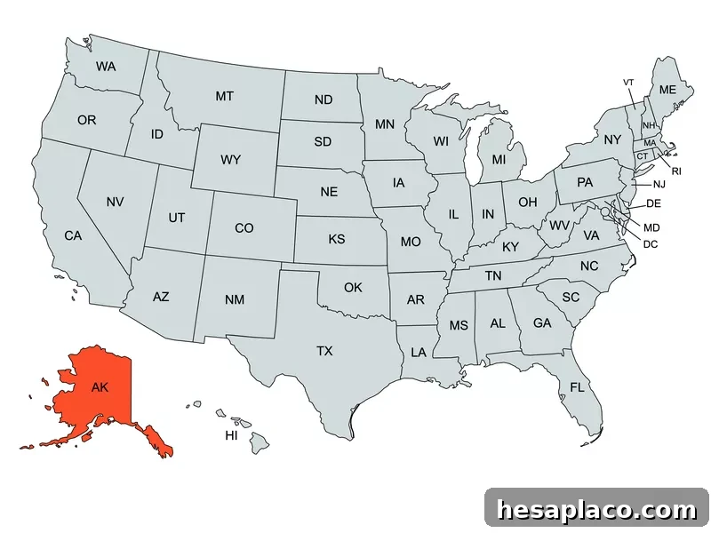 Alaska Map