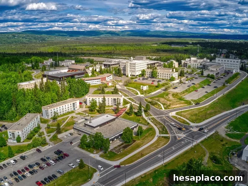 State University campus in Fairbanks, Alaska