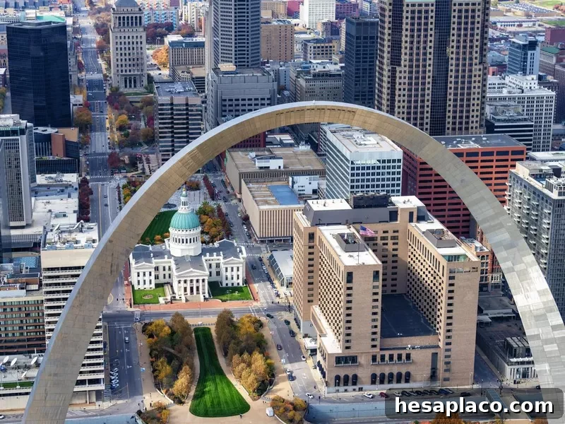 Downtown St. Louis Beyond the Arch