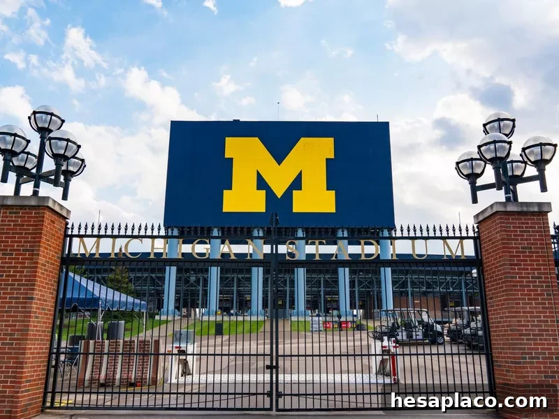 Gate at University of Michigan Stadium