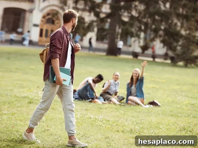 Student with books looking at classmates in the state of Mississippi