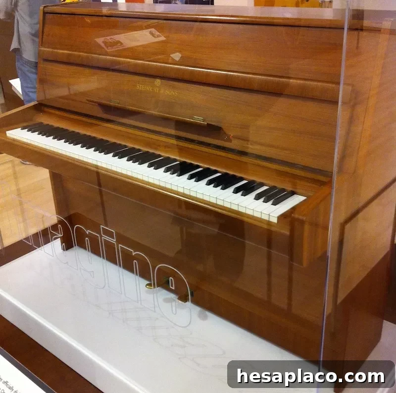 John Lennon’s Steinway Model Z piano