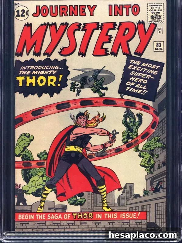 First appearance of Thor