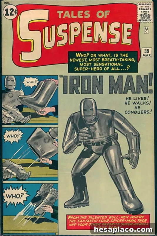 Tales of Suspense No. 39, first appearance of Iron Man