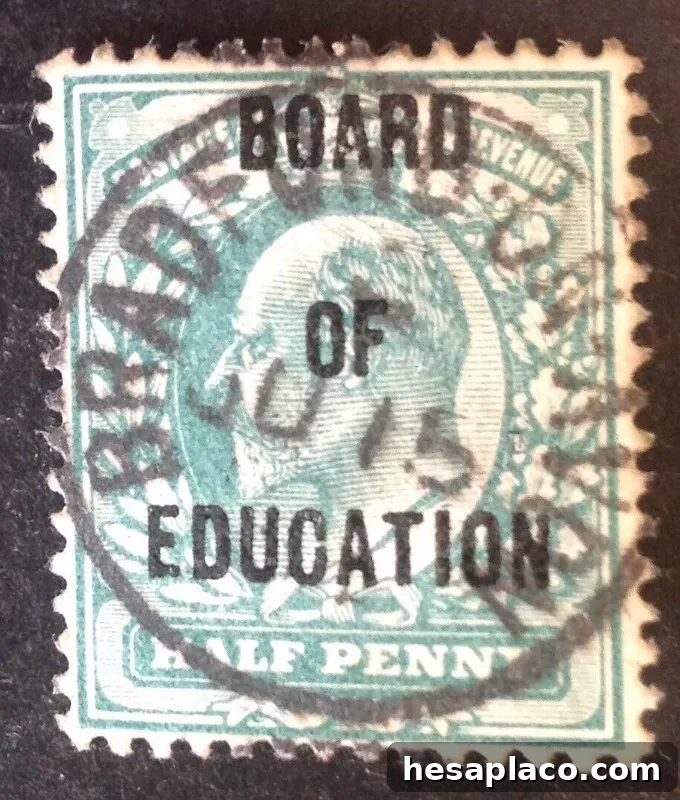 UK 1902 1/2d British Board of Education