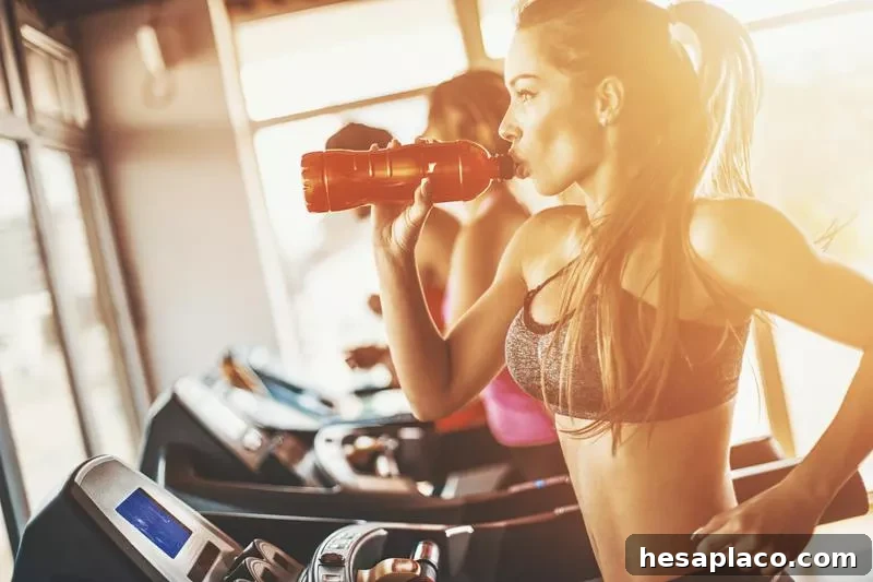 Woman in gym