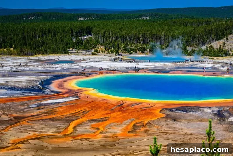 Hot springs in national park