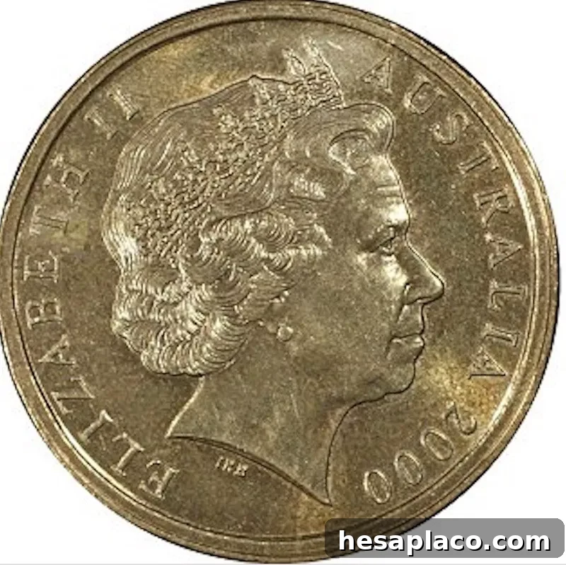2000 Australian $1/10 Mule