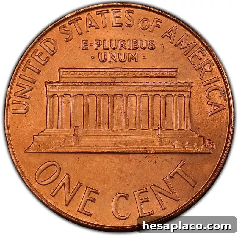 1999 U.S. Wide AM Reverse Lincoln Penny