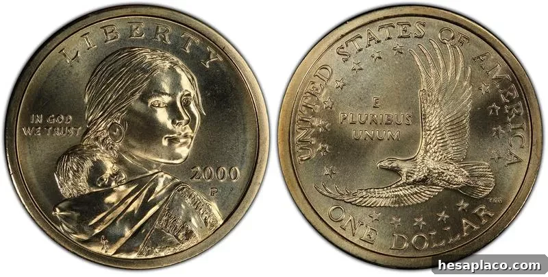 2000-P U.S. 'Cheerios' Sacagawea Dollar