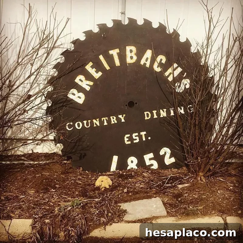 Breitbach's Country Dining sign