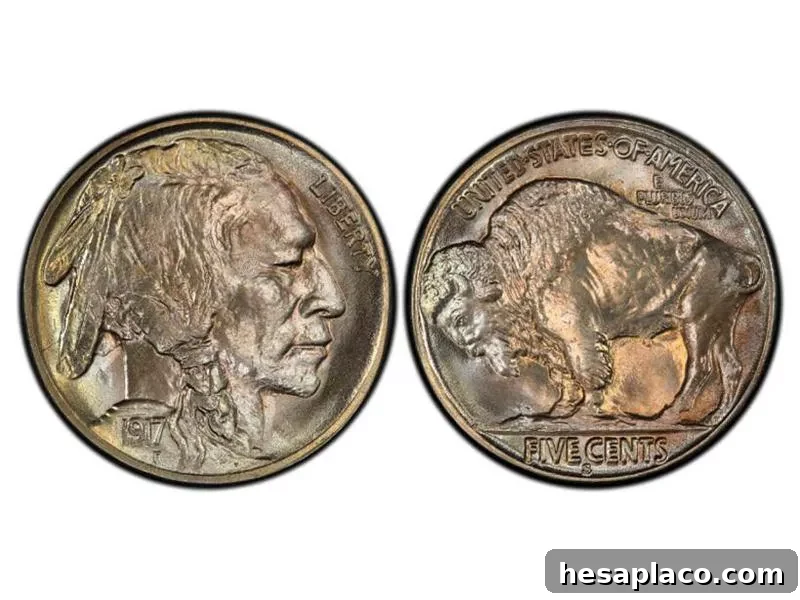 1917-S Buffalo Nickel