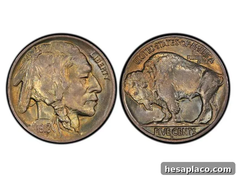 1918/7-D Buffalo Nickel