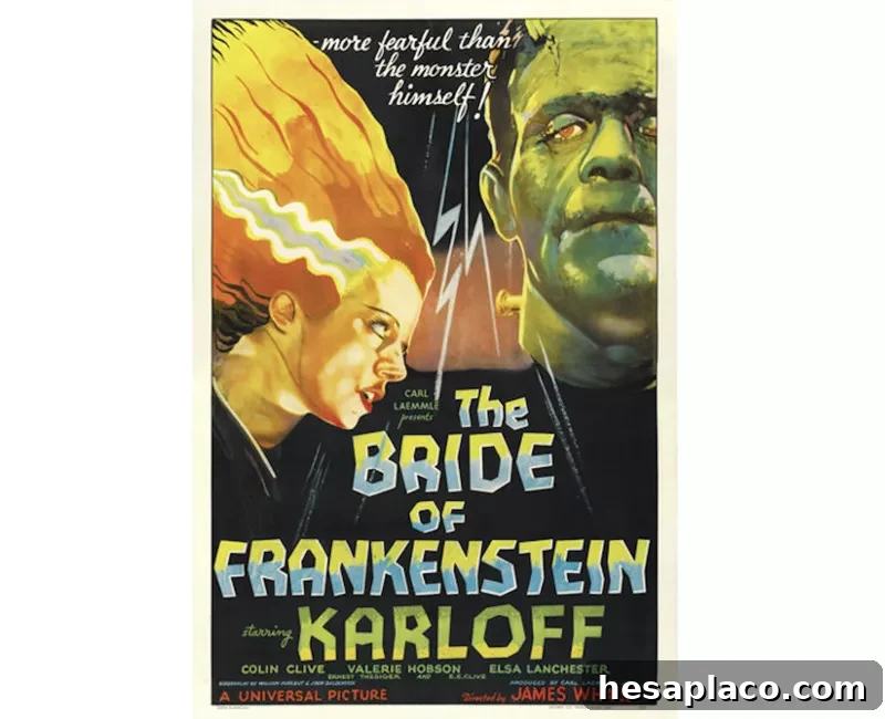 The Bride of Frankenstein movie poster