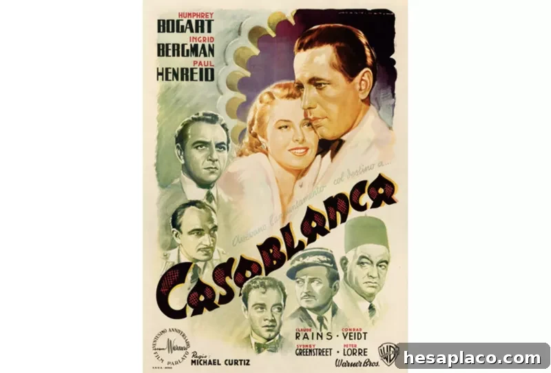 Casablanca Italian poster