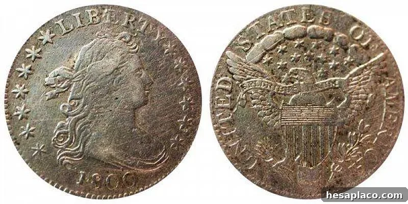 1800 Draped Bust Dime
