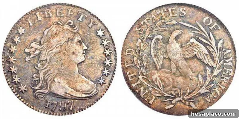 1797 13 Stars Draped Bust Dime