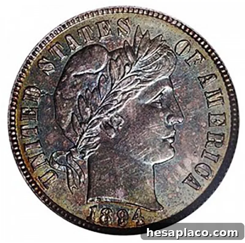 1894 S Barber Dime