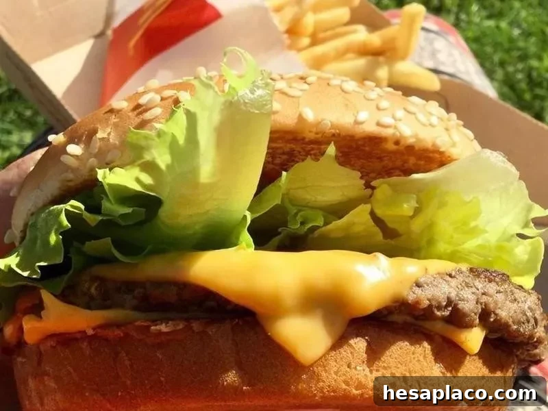 Quarter Pounder With Cheese Deluxe