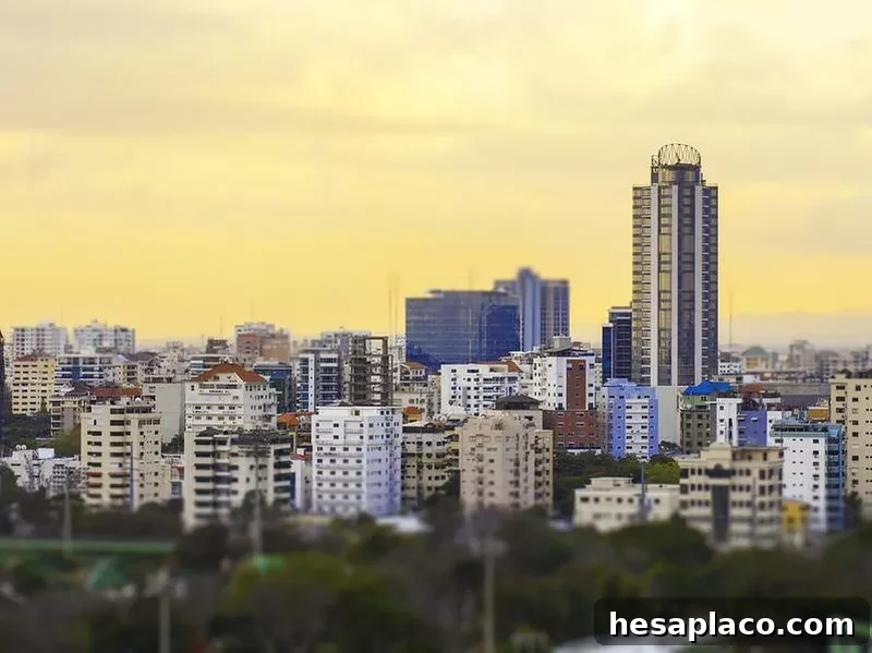 Comfortable Retirement Locations You Can Afford with $500,000 17 Sunset cityscape of Santo Domingo, Dominican Republic