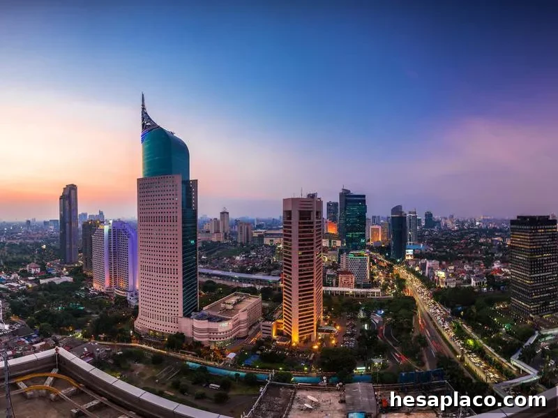 Comfortable Retirement Locations You Can Afford with $500,000 3 Jakarta Skyline at dawn
