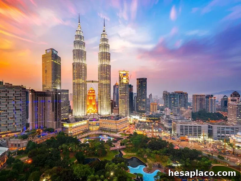 Comfortable Retirement Locations You Can Afford with $500,000 4 Petronas Towers, Kuala Lumpur, Malaysia