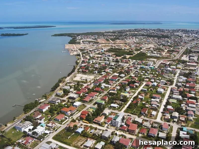 Comfortable Retirement Locations You Can Afford with $500,000 8 Belize City Aerial