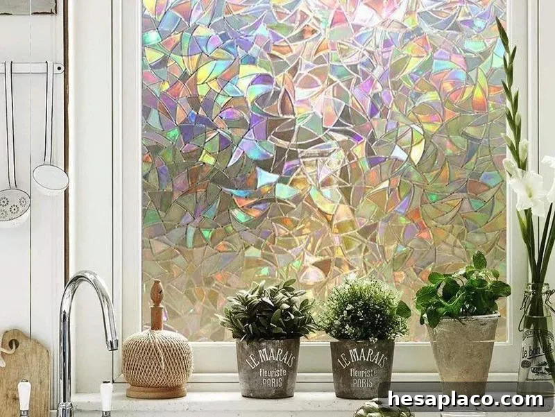 faux stained glass