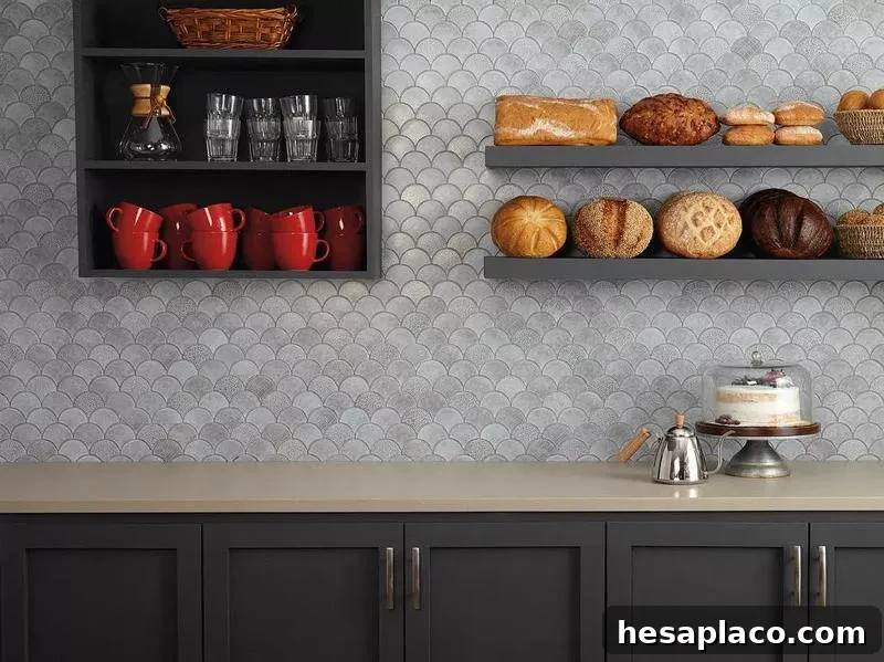 backsplash in the kitchen