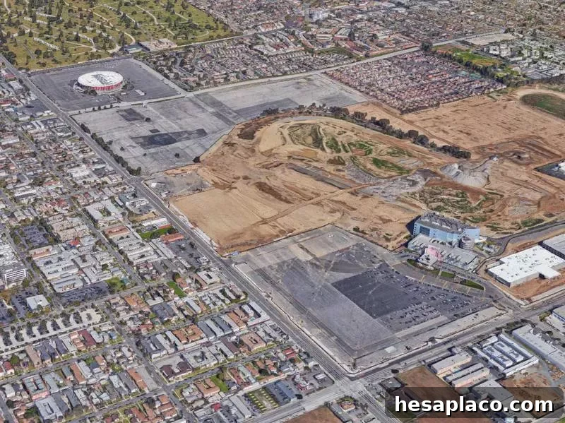 Hollywood Park development in Inglewood, Calif.