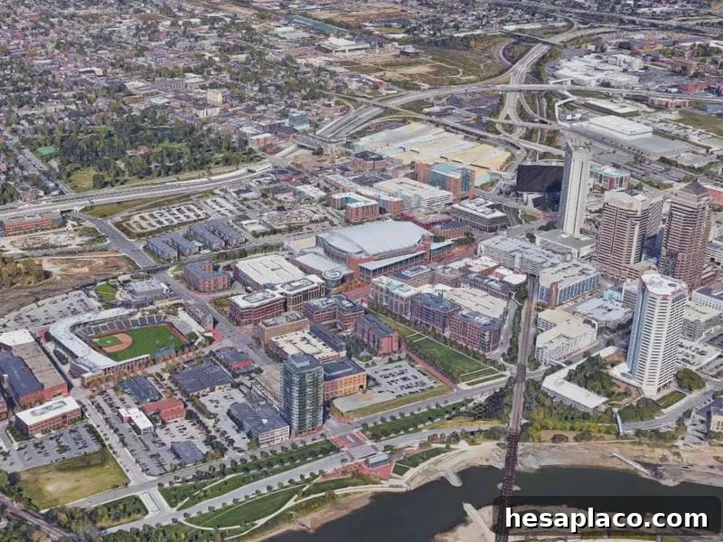 Columbus's Arena District Ohio