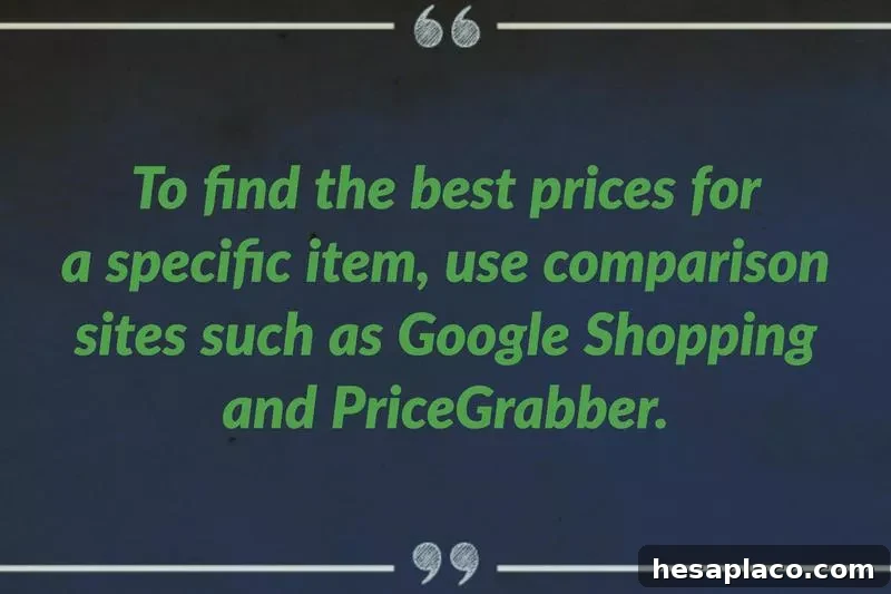 comparison shopping