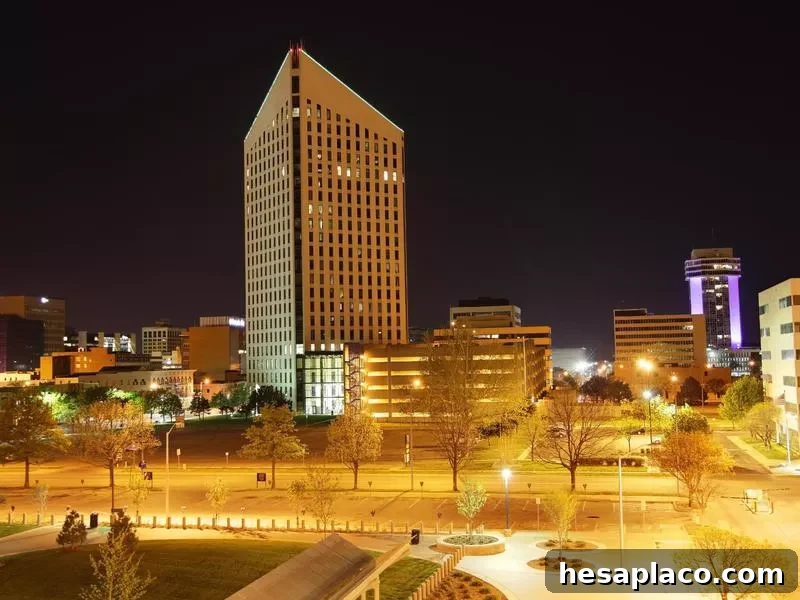 Wichita at night