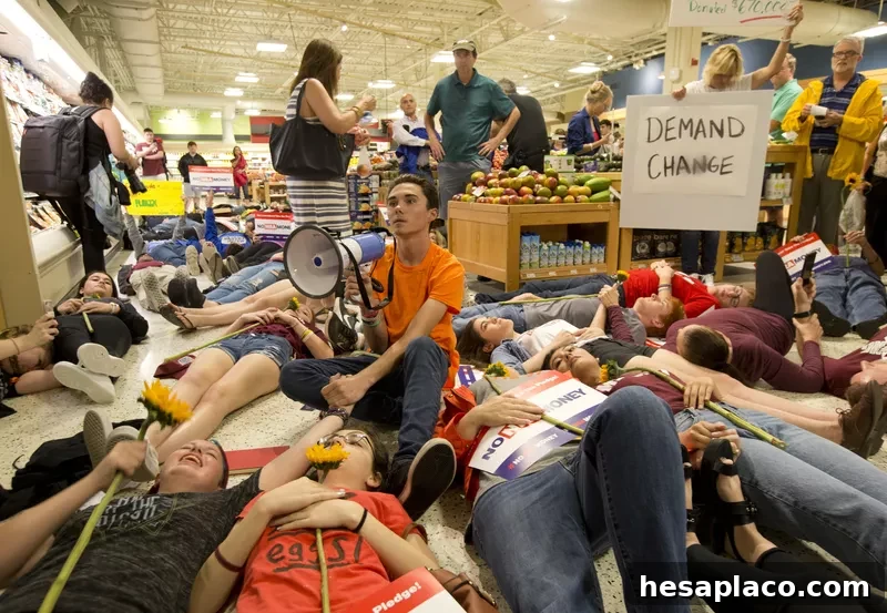 demonstration at publix