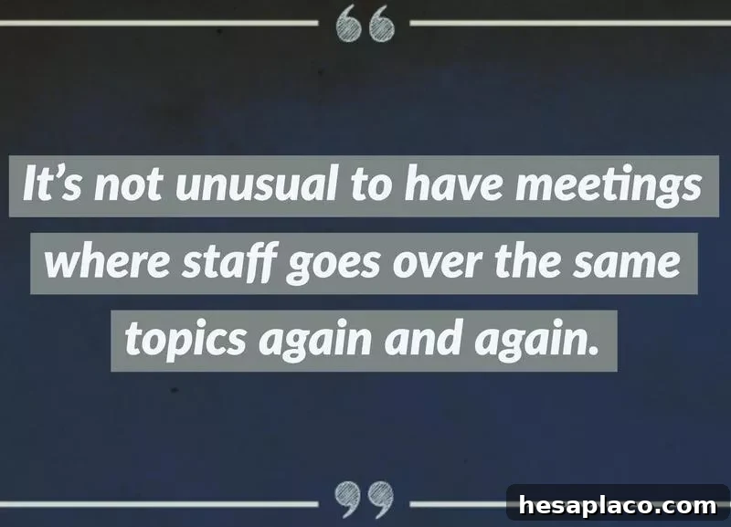 meetings repetitious