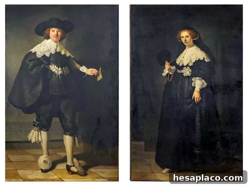 Pendant portraits of Maerten Soolmans and Oopjen Coppit