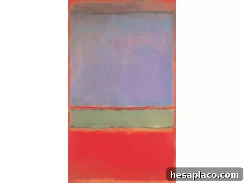 No. 6 (Violet, Green and Red)